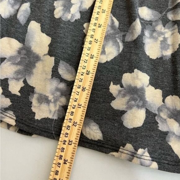EESOME Women's Sleeveless Floral Dress Gray White Size Medium - Picture 6 of 8